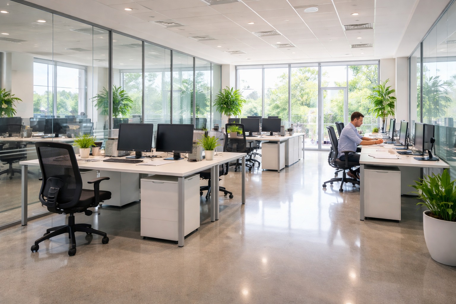Office cleaning across Ontario that boosts daily productivity—SOP loops, day porters, IAQ gains, low-noise resets, and photo-verified QA your leadership can trust