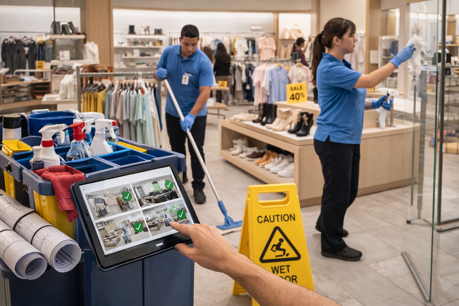 Retail Store Cleaning That Protects Brand Standards