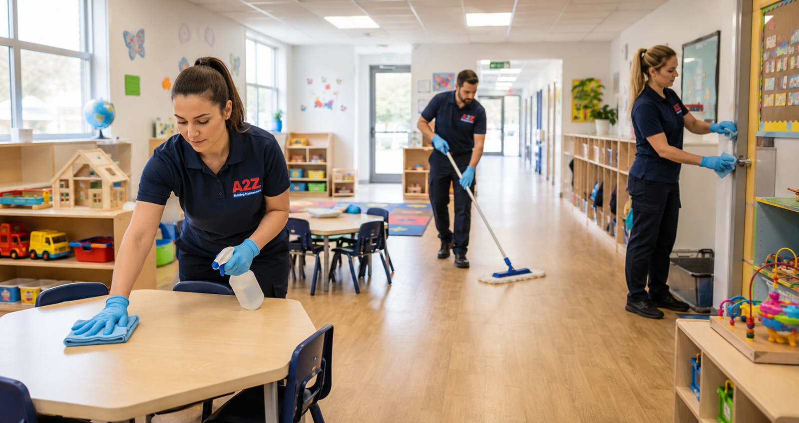 What does clean really mean in childcare? A practical guide to daycare and school cleaning standards, safe disinfection, and inspections in London, Ontario.
