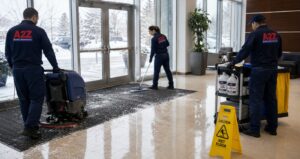 Road salt destroys commercial floors every Ontario winter. Learn how matting, neutralizers, and strip & wax plans protect your London facility's floors.