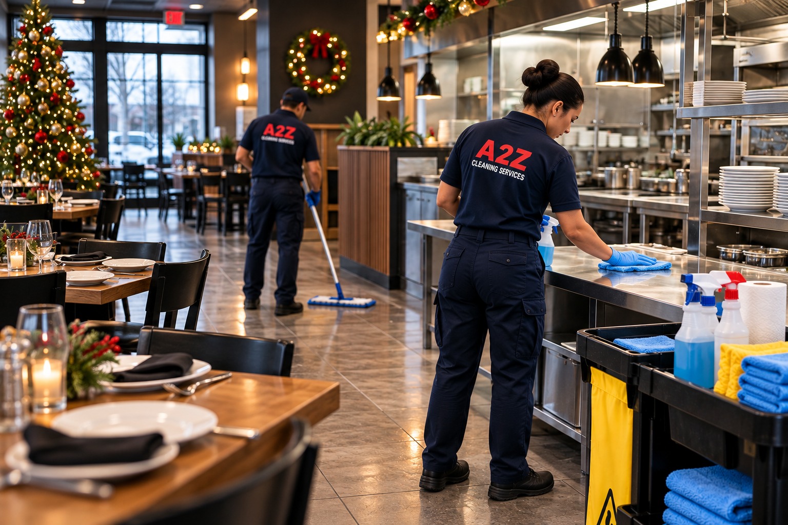 Get your Ontario restaurant ready before the holiday rush with practical cleaning tips for dining rooms, kitchens, washrooms, floors, and high-touch areas.